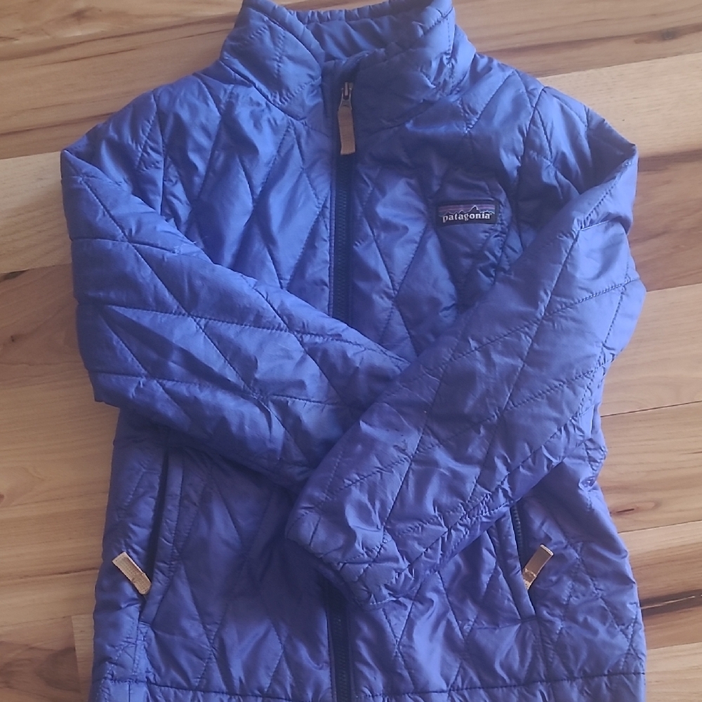 Patagonia Kids Blue Quilted Jacket
